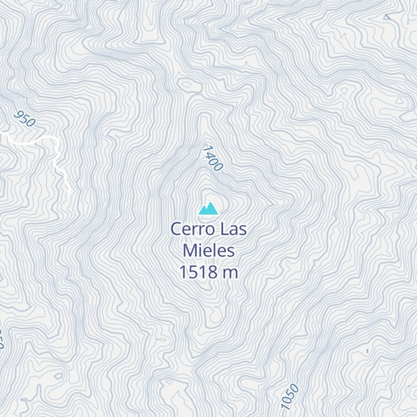 Map of Cerro Las Mieles