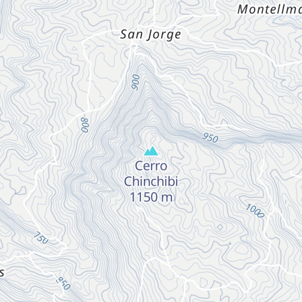 Map of Cerro Chinchibi