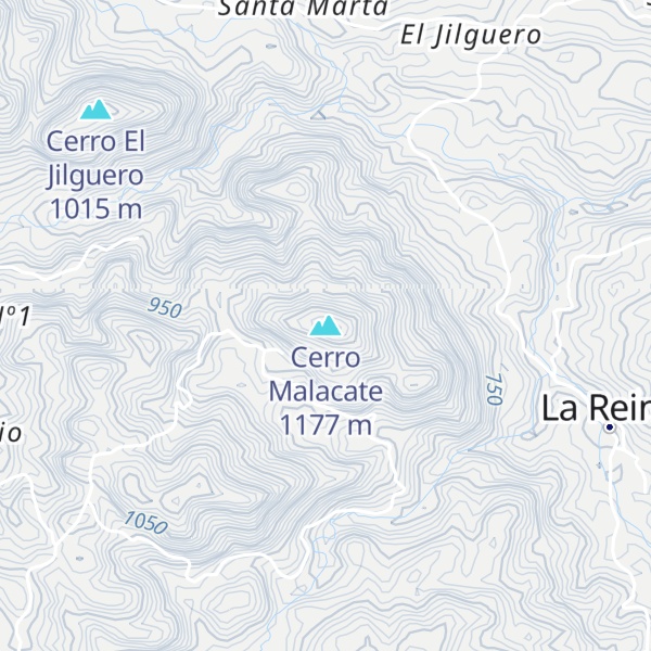 Map of Cerro Malacate