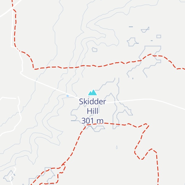 Map of Skidder Hill