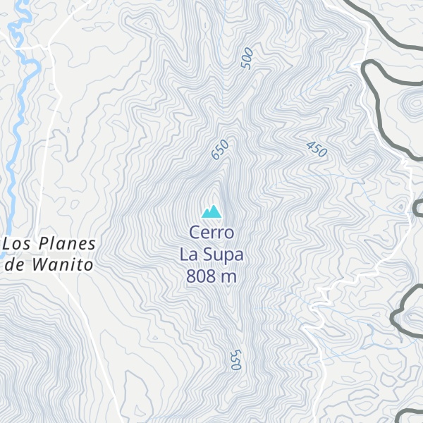 Map of Cerro La Supa