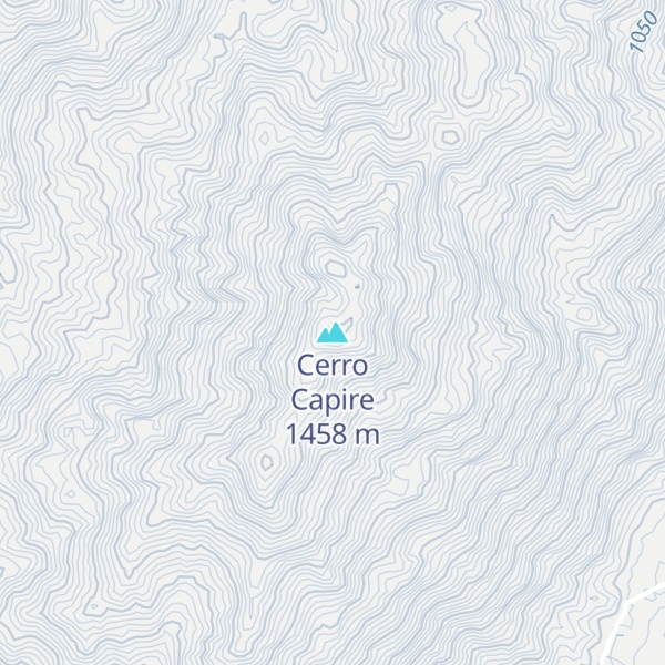 Map of Cerro Capire