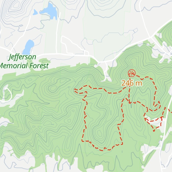 Map of Miller Hill