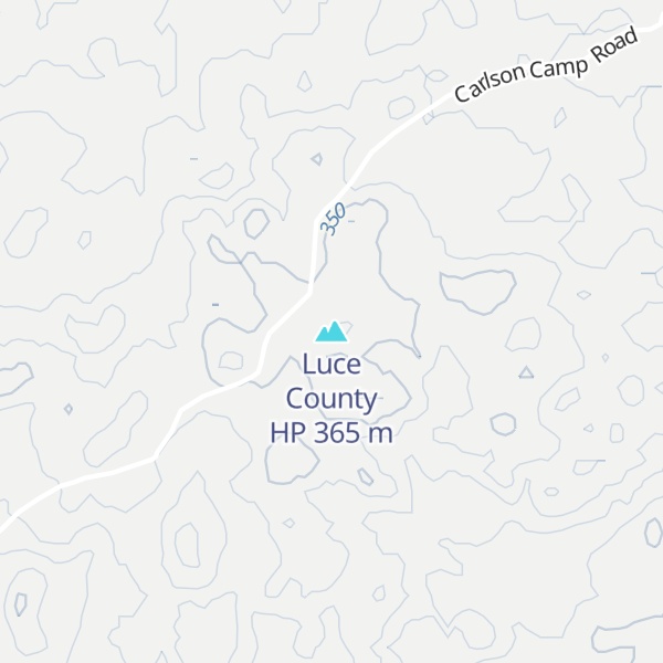 Map of Luce County HP