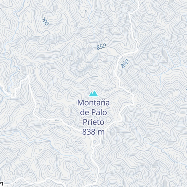 Map of Montaña de Palo Prieto