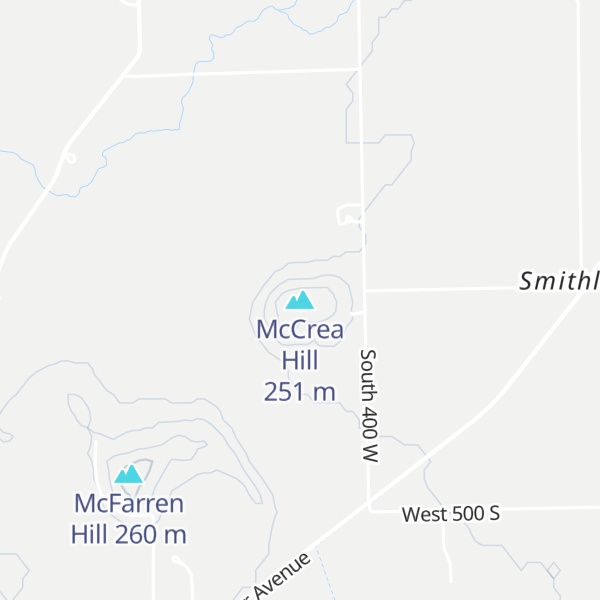 Map of McCrea Hill