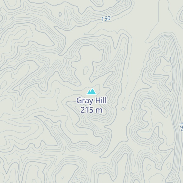 Map of Gray Hill
