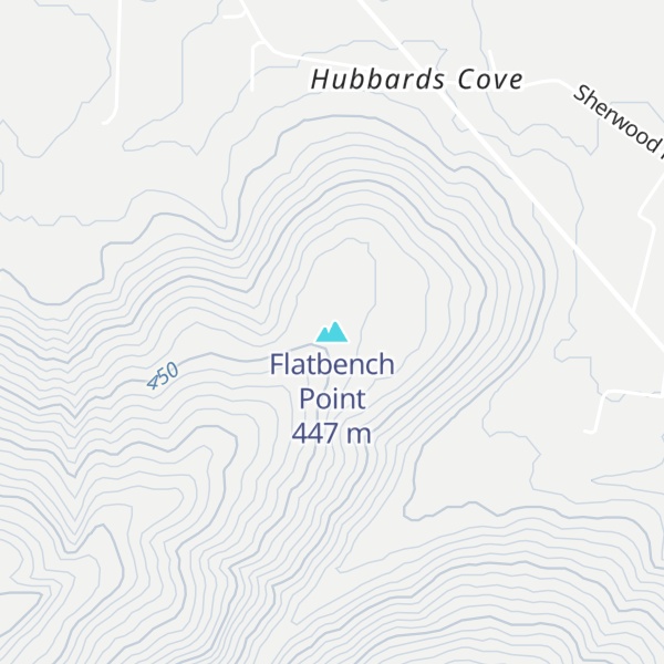 Map of Flatbench Point