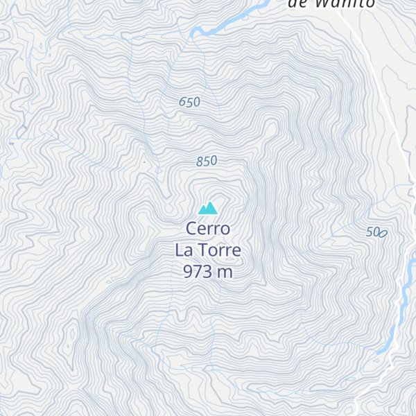 Map of Cerro La Torre