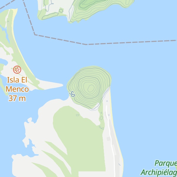 Map of Cerro El Menco