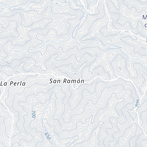 Map of San Ramón