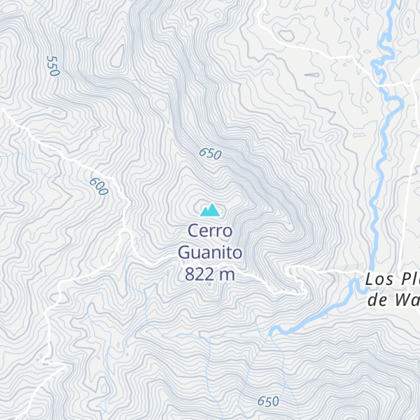Map of Cerro Guanito