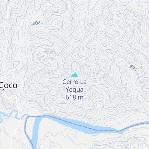 Map of Cerro La Yegua