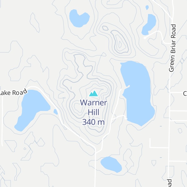 Map of Warner Hill