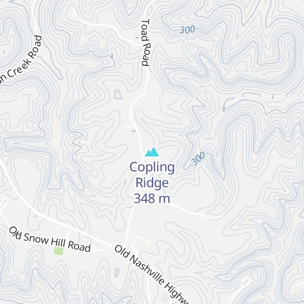 Map of Copling Ridge