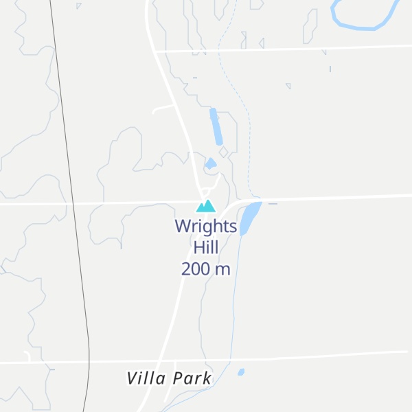 Map of Wrights Hill
