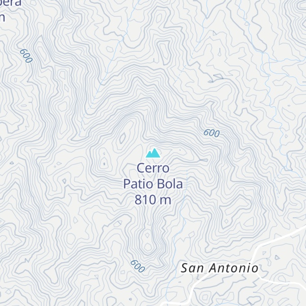 Map of Cerro Patio Bola