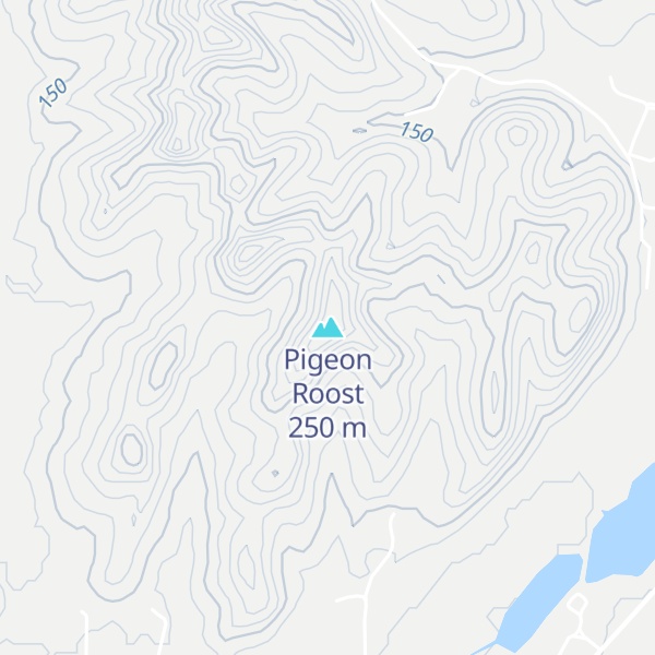 Map of Pigeon Roost