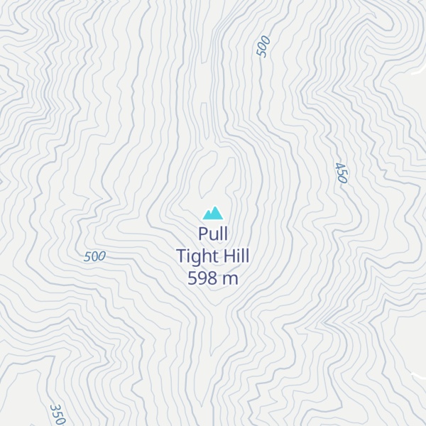 Map of Pull Tight Hill