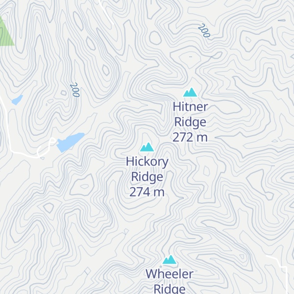 Map of Hickory Ridge