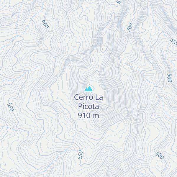 Map of Cerro La Picota