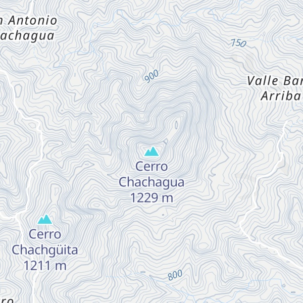 Map of Cerro Chachagua