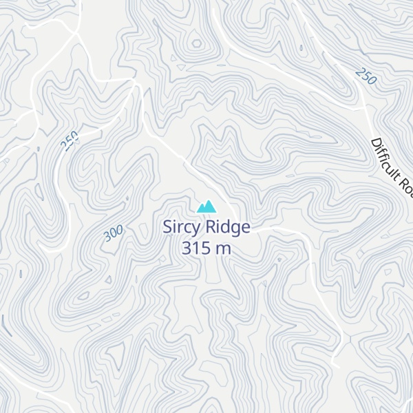 Map of Sircy Ridge