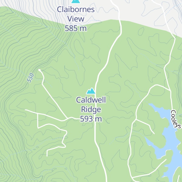 Map of Caldwell Ridge