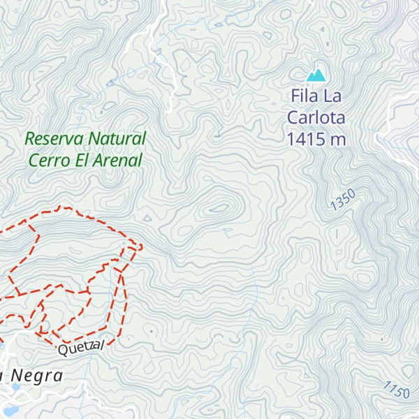 Map of Cerro Bravo