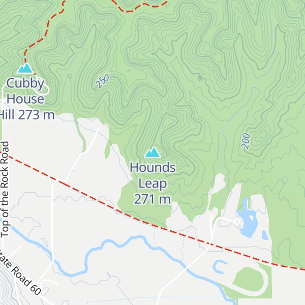 Map of Hounds Leap