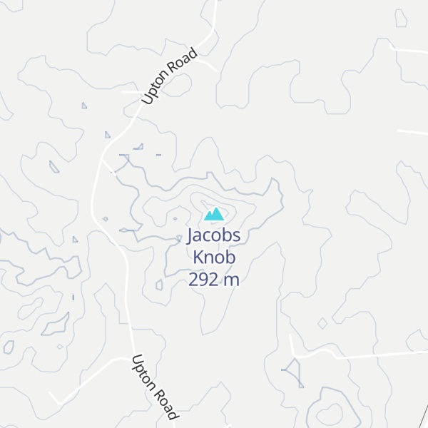 Map of Jacobs Knob