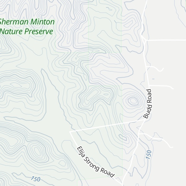 Map of Pickle Pear Knob