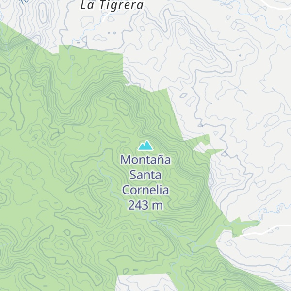 Map of Montaña Santa Cornelia
