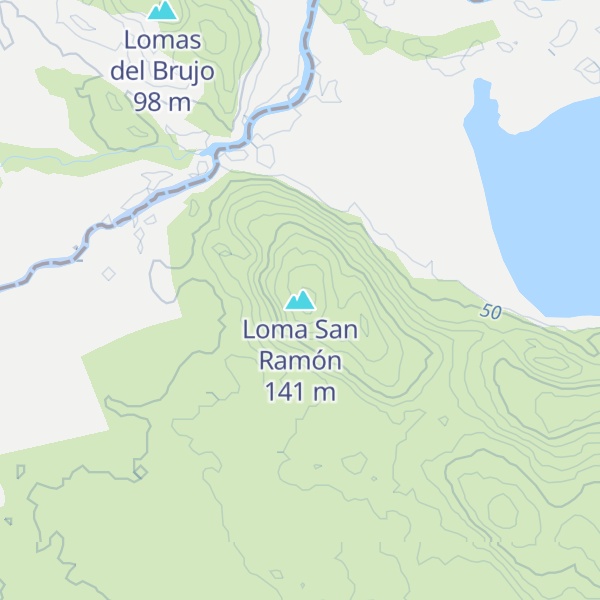 Map of Loma San Ramón