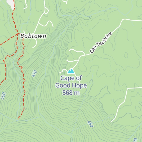 Map of Cape of Good Hope