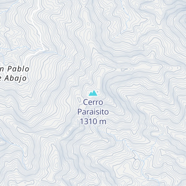 Map of Cerro Paraisito