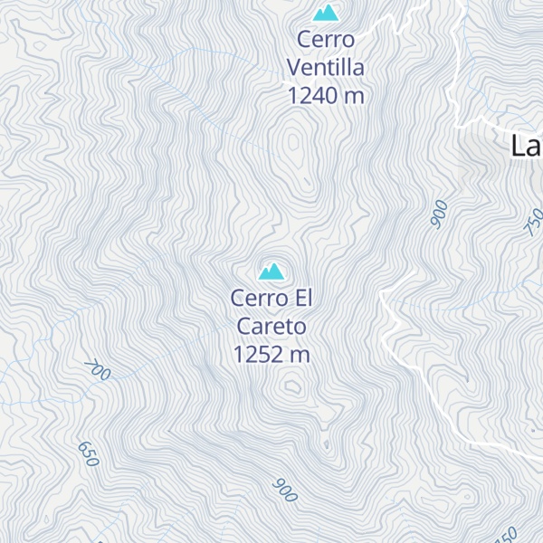 Map of Cerro El Careto