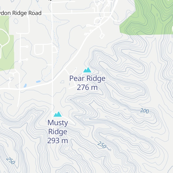Map of Pond Ridge