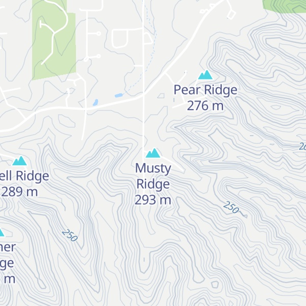 Map of Musty Ridge