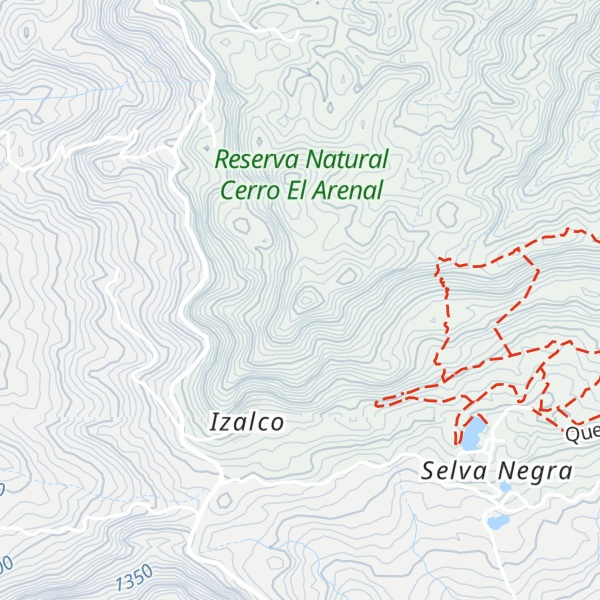 Map of Cerro El Picacho