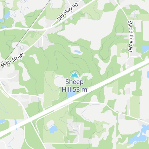 Map of Sheep Hill
