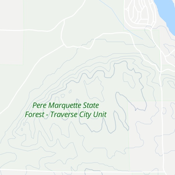 Map of Turtle Lake Hill