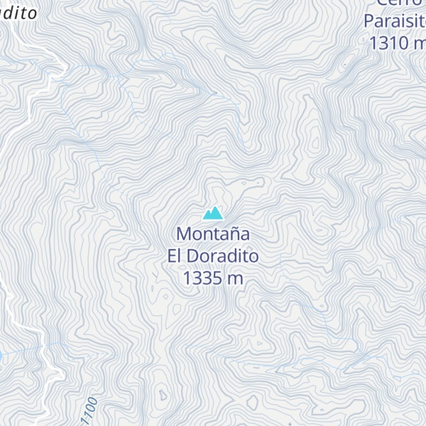 Map of Montaña El Doradito