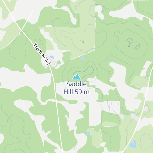 Map of Saddle Hill