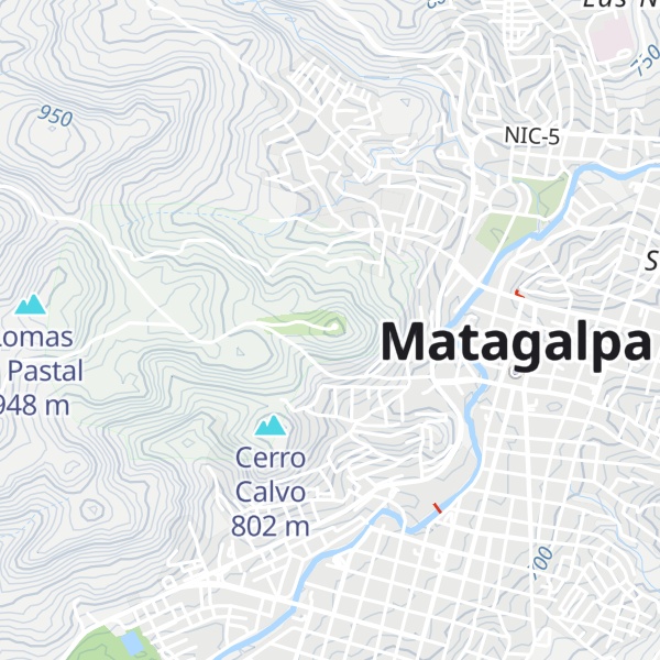 Map of Cerro el Calvario