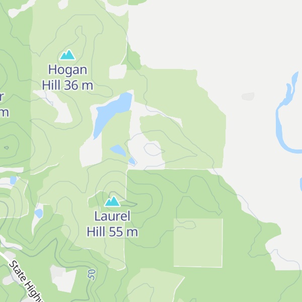 Map of Crawford Hill