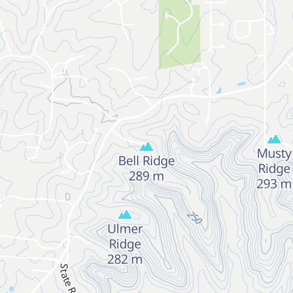 Map of Bell Ridge