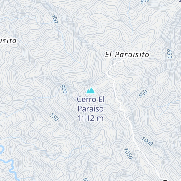 Map of Cerro El Paraíso