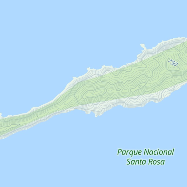 Map of Cerro Punta