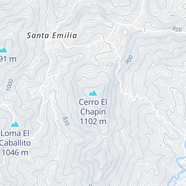 Map of Cerro El Chapín